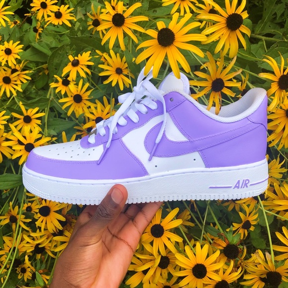 custom air force 1 purple